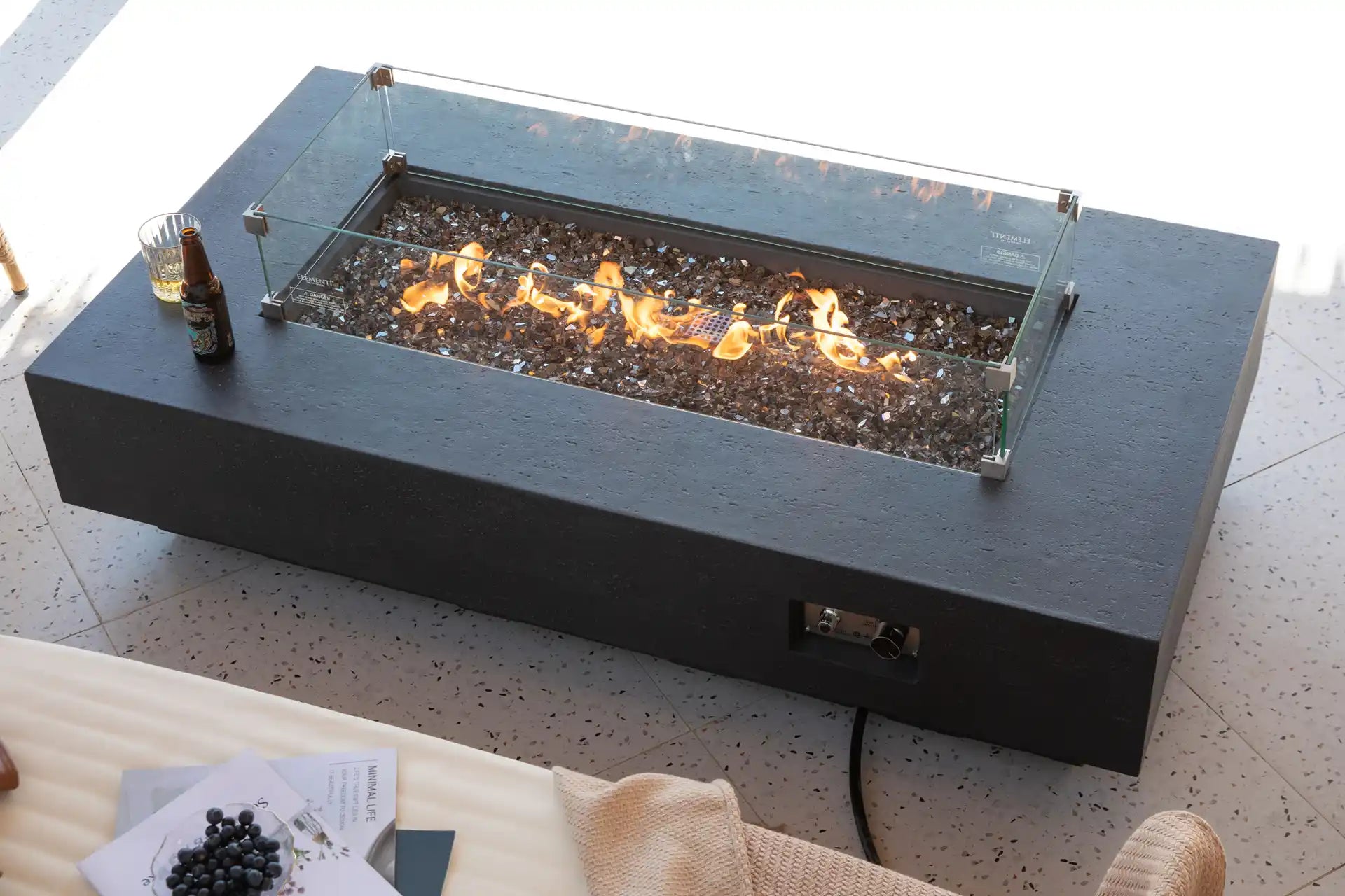 Elementi positano vuurtafel gas