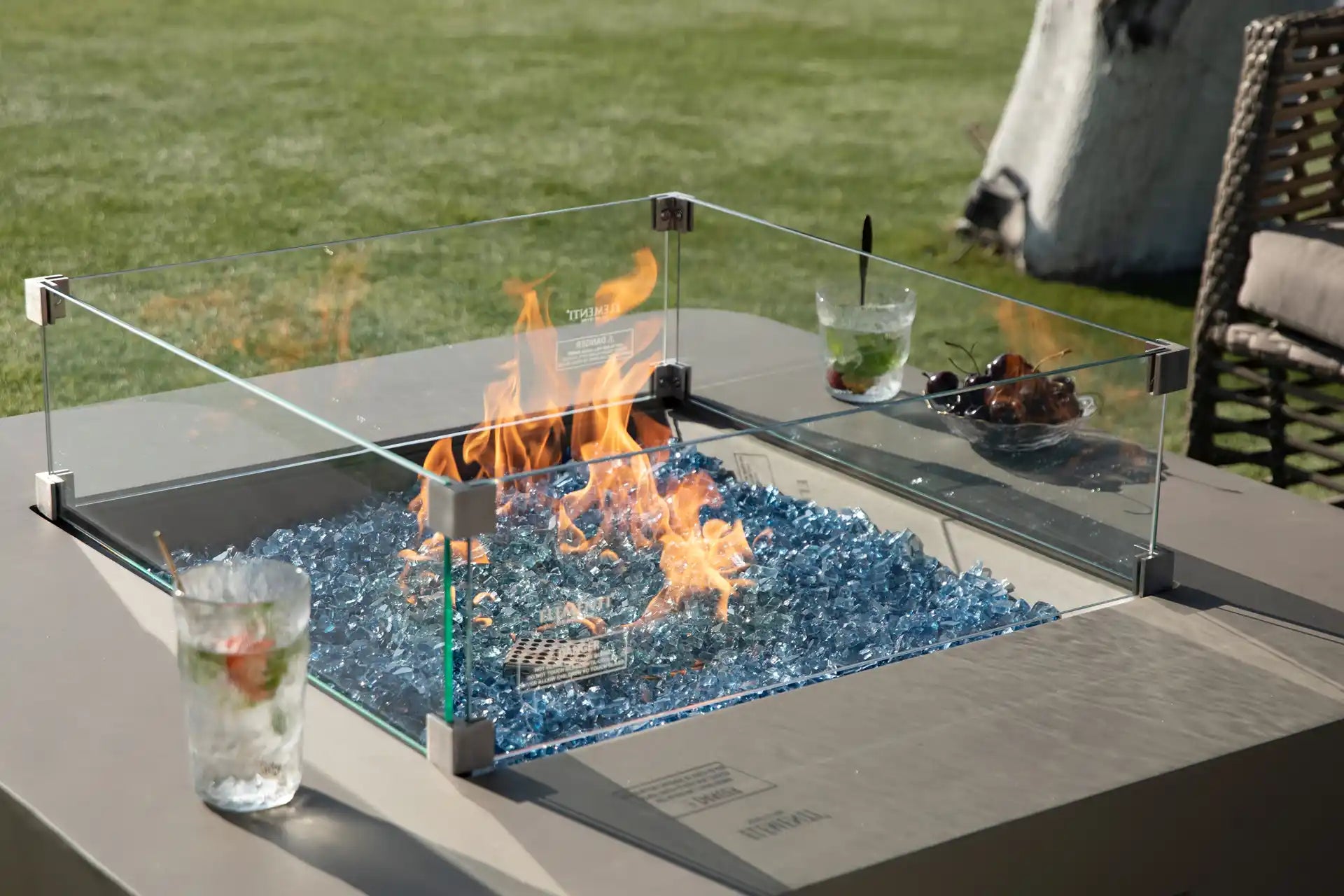 Elementi lucerne vuurtafel gas