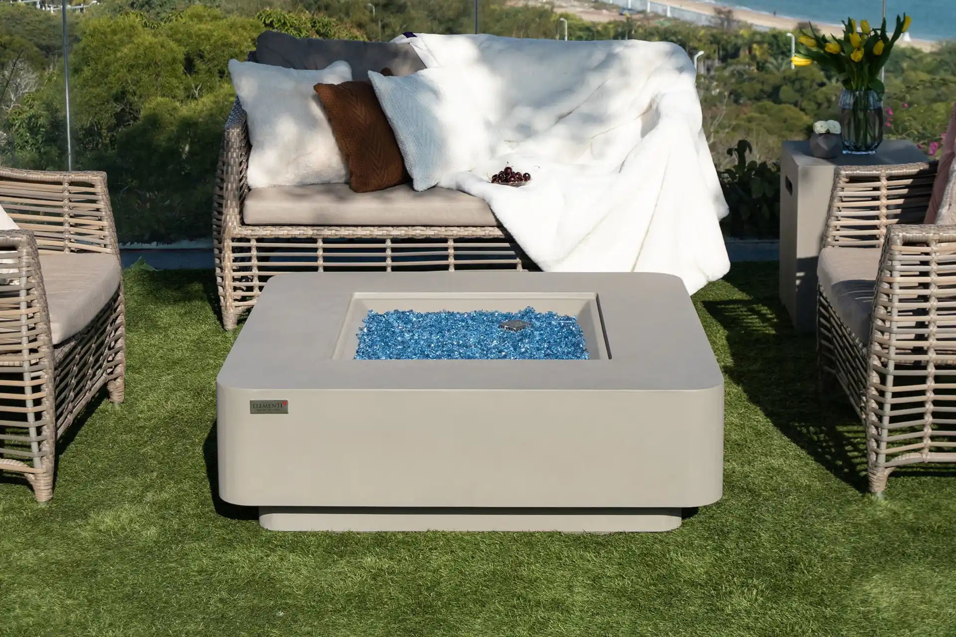 Elementi lucerne vuurtafel gas