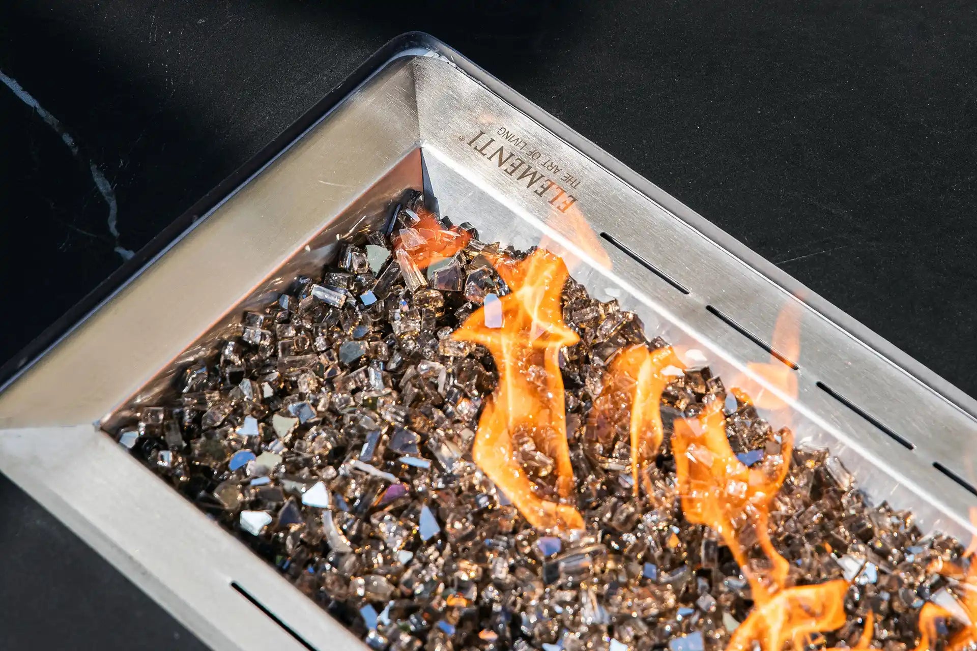 Elementi varna porselein vuurtafel gas