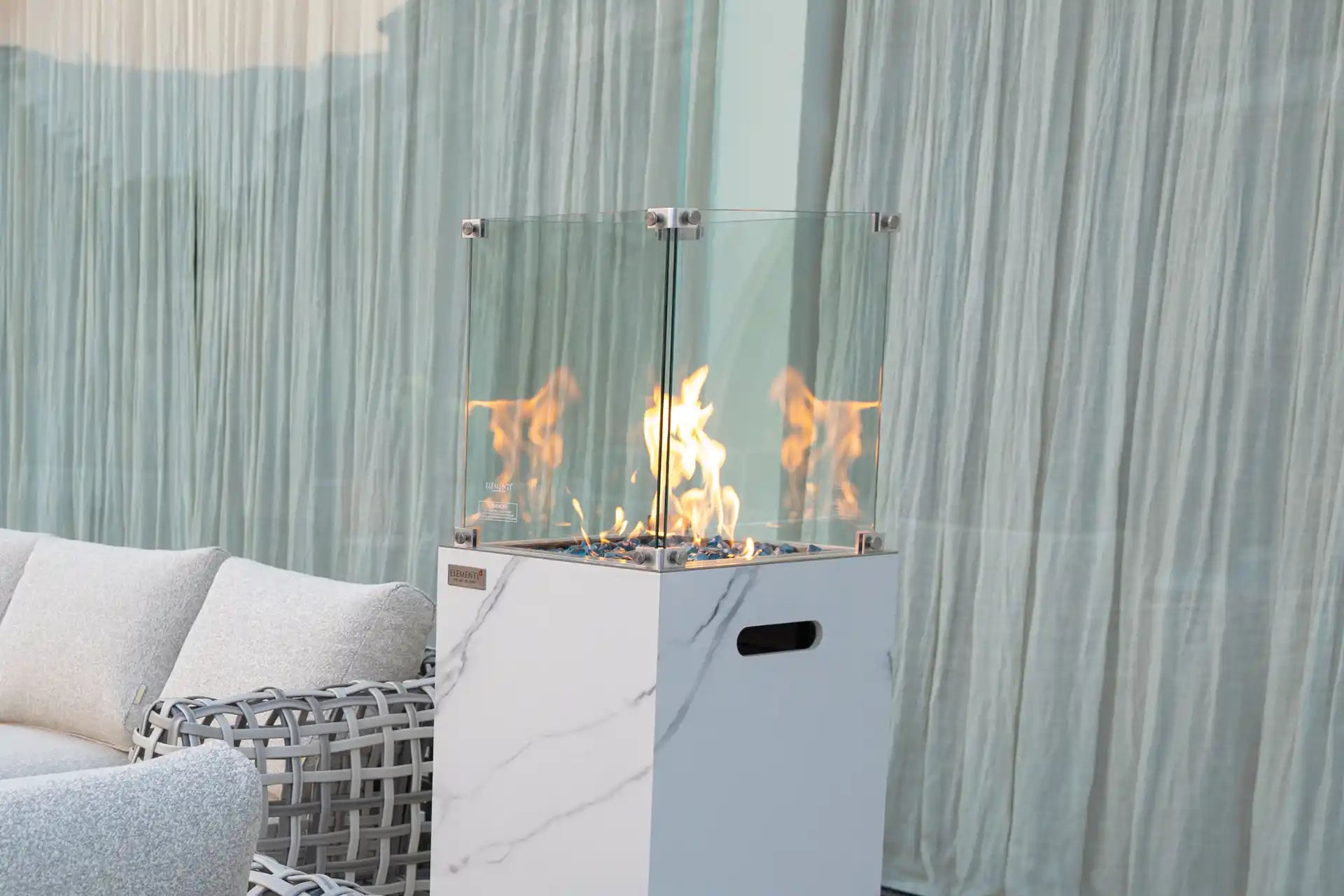 Elementi yukon wit porselein gashaard