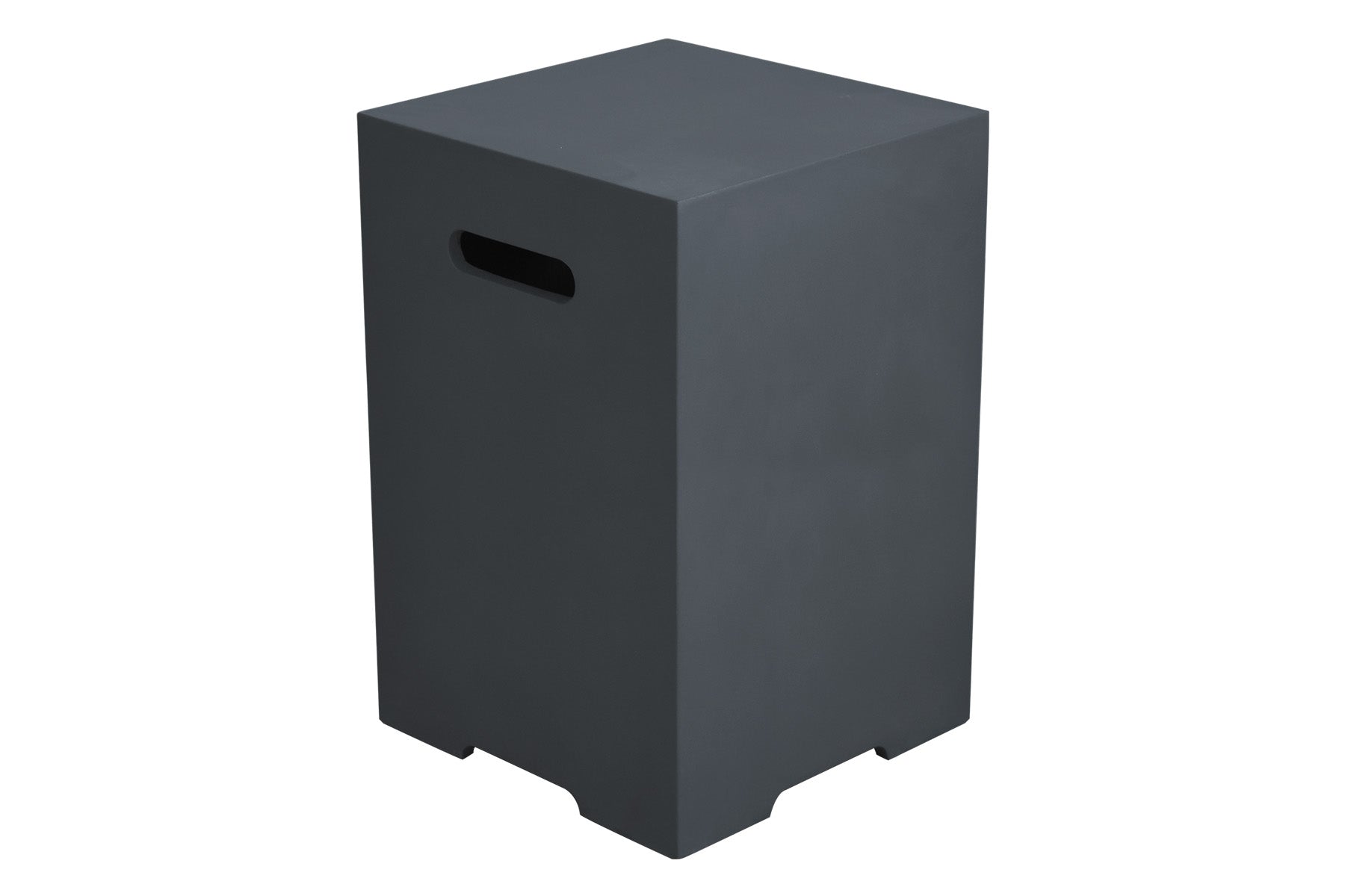 Elementi gasfles cover donkergrijs vierkant 45cm