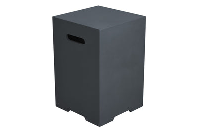 Elementi gasfles cover donkergrijs vierkant 45cm