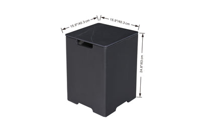 Elementi gasfles cover vierkant 40cm