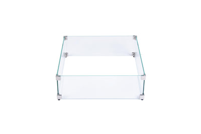Elementi glazen windscherm vierkant 60cm