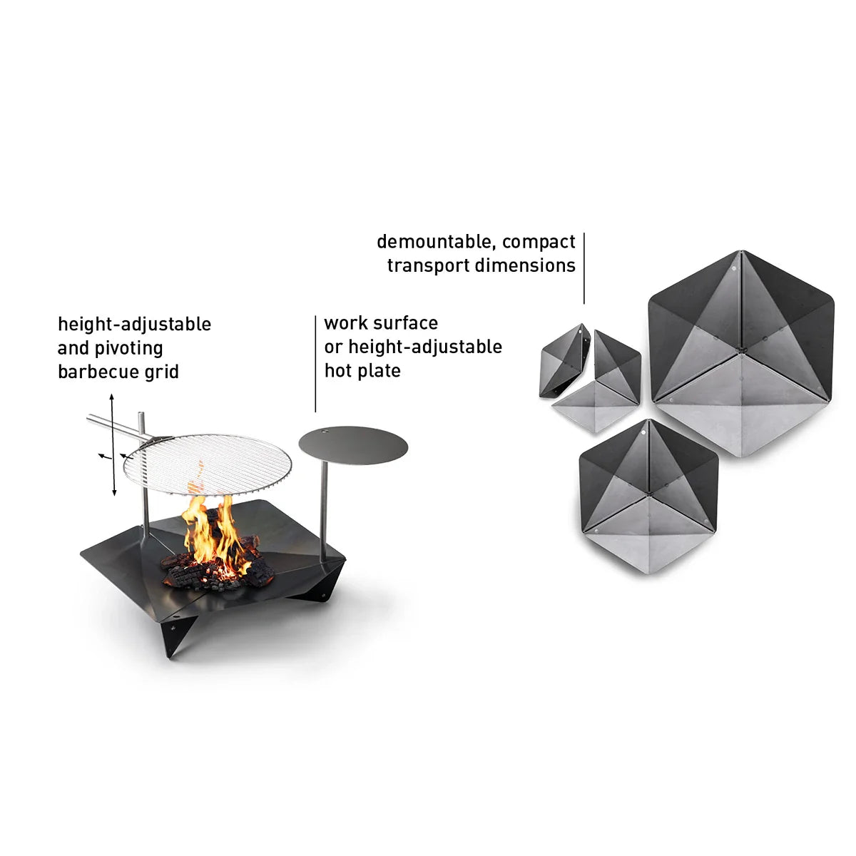 Höfats Triple 65 Grillset