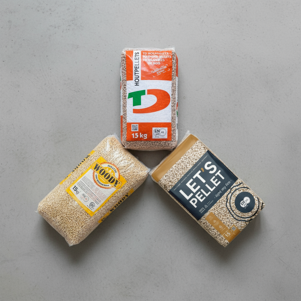 Bovenaanzicht driehoek compositie