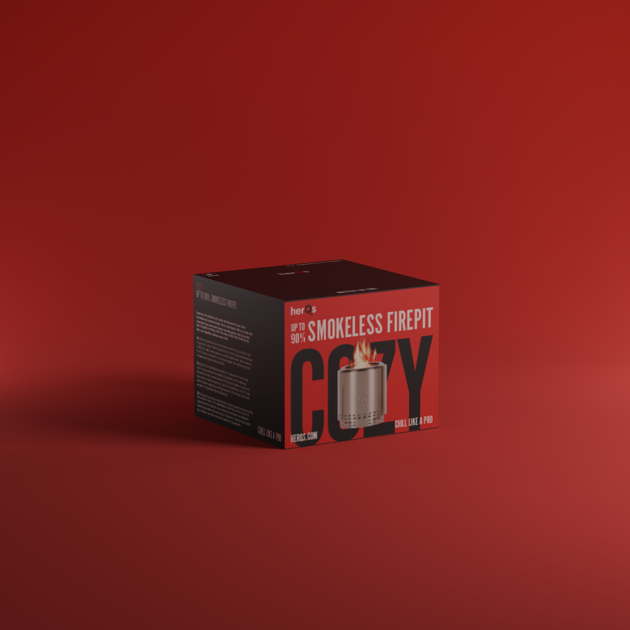 HerQs smokeless firepit cozy