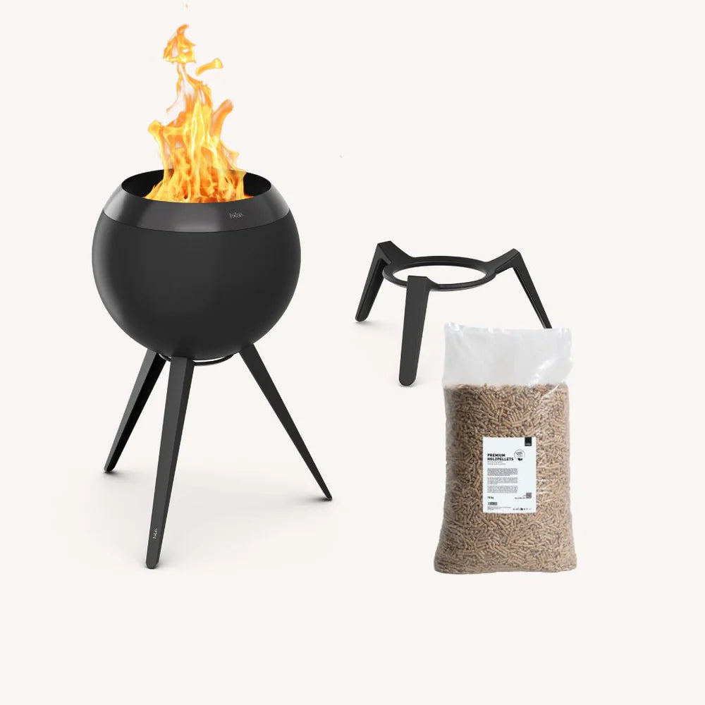 Höfats Moon 45 Rookvrije Vuurkorf Flex – Inclusief Gratis 15 kg Premium Pellets